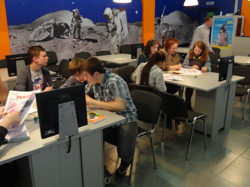 Фото к Мастер-класс для юных журналистов прошел в информационном центре по атомной энергии города Владимира.