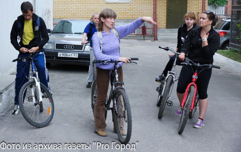 Фото к Участники атомного велопробега во Владимире убедились: уровень радиации в городе — в норме.