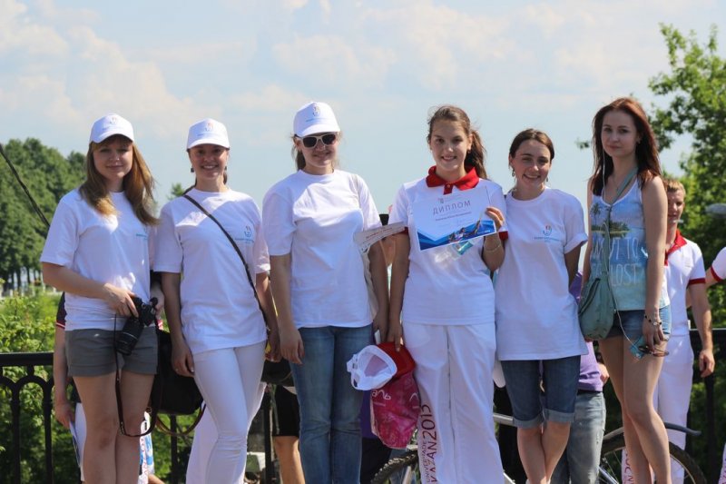 Фото к Ученики из 41 школы города Владимира теперь точно знают: Огонь Универсиады — в надежных руках!