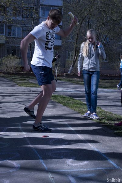 Фото к «Ретро Олимпиада» для современных школьников: во Владимире прошли соревнования по уличным играм