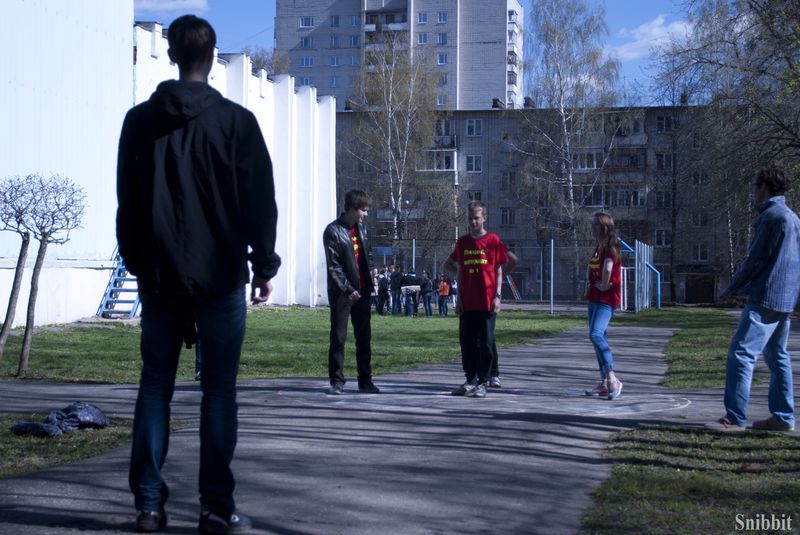 Фото к «Ретро Олимпиада» для современных школьников: во Владимире прошли соревнования по уличным играм