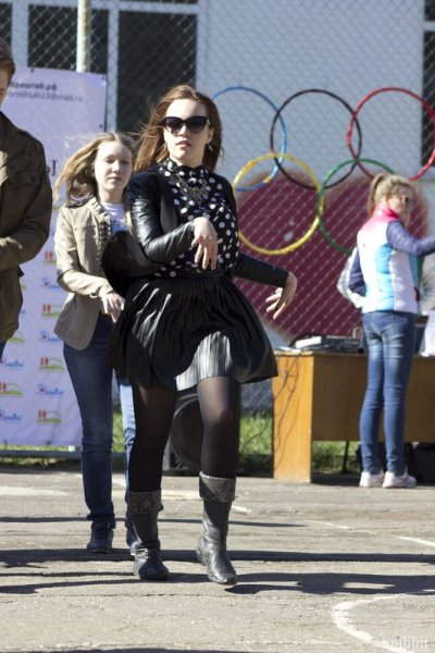 Фото к «Ретро Олимпиада» для современных школьников: во Владимире прошли соревнования по уличным играм