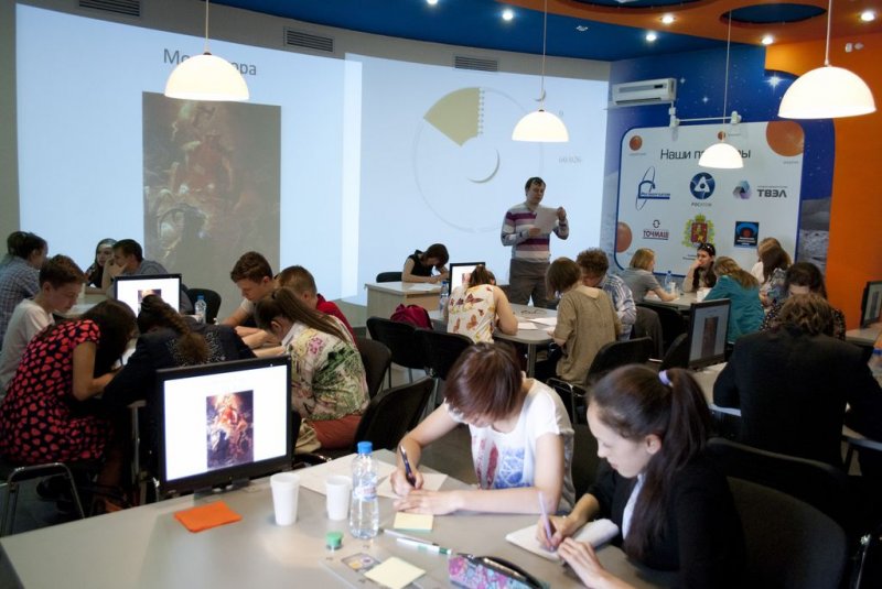 Фото к В информационном центре по атомной энергии подведены итоги участия владимирских команд в интеллектуальном турнире «Молот Тора»