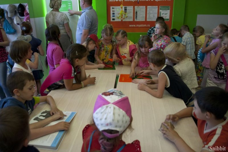 Фото к Во владимирском информационном центре по атомной энергии стартовал проект «Атомный лагерь»