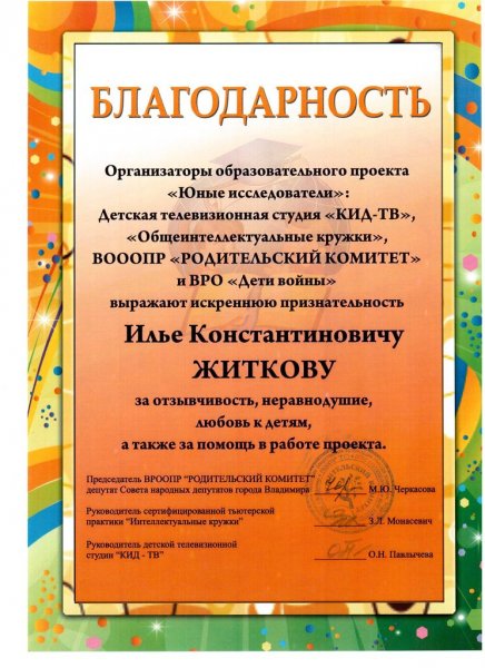 Фото к Взгляд из другого измерения: во Владимира завершилась летняя сессия проекта «Юные исследователи»