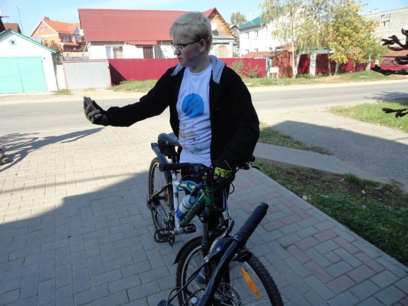 Фото к Участники «Атомного велопробега» в 12 российских городах убедились: радиация в норме