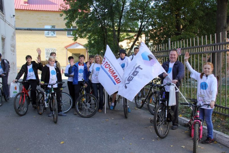 Фото к Участники «Атомного велопробега» в 12 российских городах убедились: радиация в норме