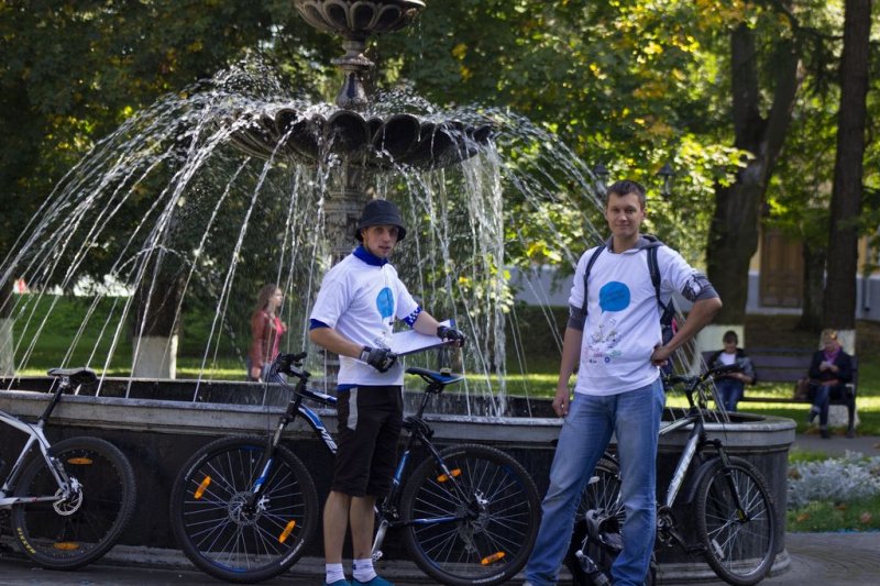 Фото к Участники «Атомного велопробега» в 12 российских городах убедились: радиация в норме