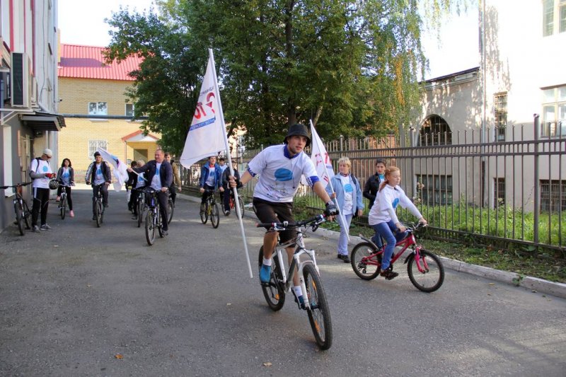 Фото к Участники «Атомного велопробега» в 12 российских городах убедились: радиация в норме