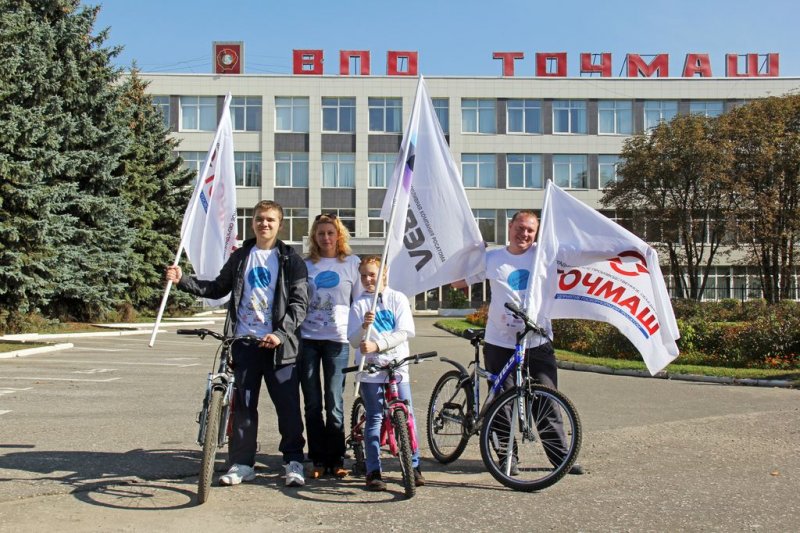 Фото к Участники «Атомного велопробега» в 12 российских городах убедились: радиация в норме