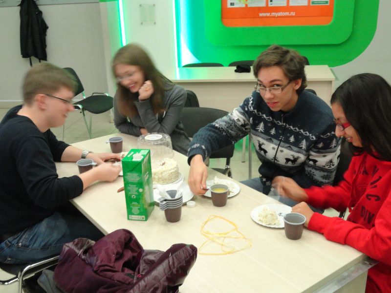 Фото к Школьники в ИЦАЭ одолели ноябрьский «Южный ветер»