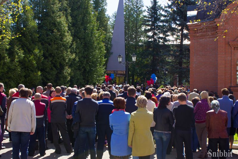 Фото к «Пока память жива»: на «Точмаше» прошел митинг, приуроченный к Дню Победы