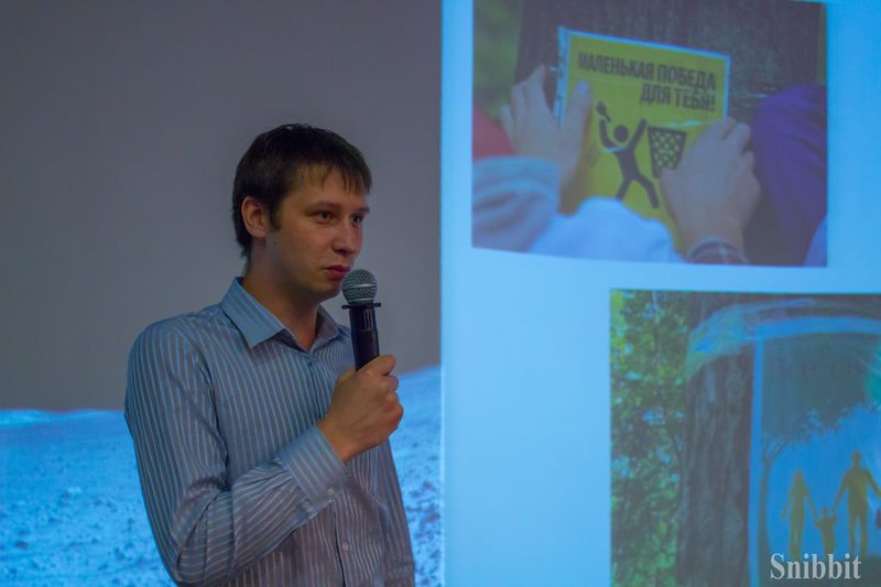 Фото к «Экомарафон» в ИЦАЭ Владимира: встреча с экологом-общественником и сбор батареек