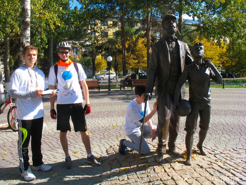 Фото к Атомный велопробег во Владимире: уровень радиации в норме